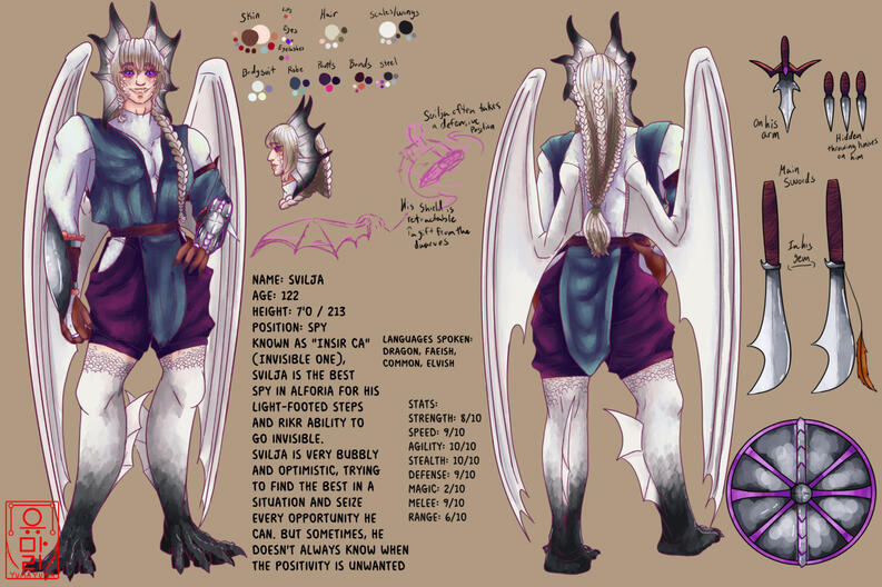 Svilja Character Sheet